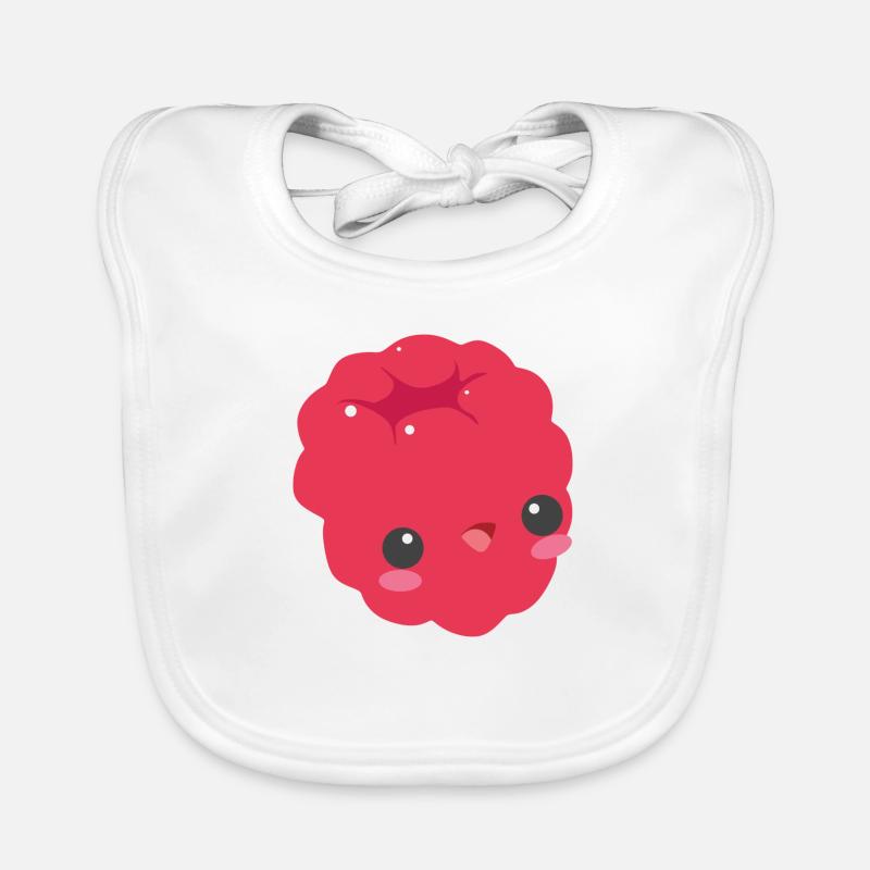Sweet raspberry Organic Baby Bibs