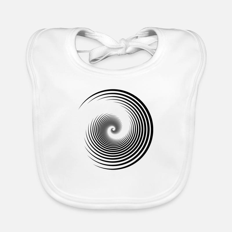 Spiral Shell Retro Idée Cadeau Bavoir bio Bébé