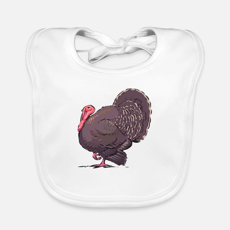 turkey Organic Baby Bibs