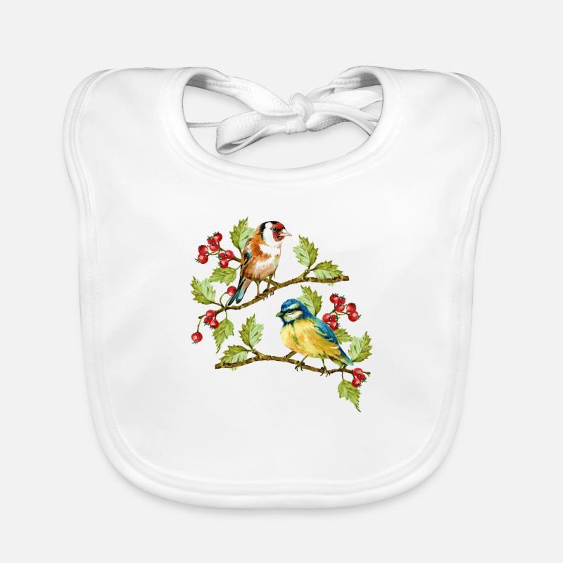 oiseaux Bavoir bio Bébé