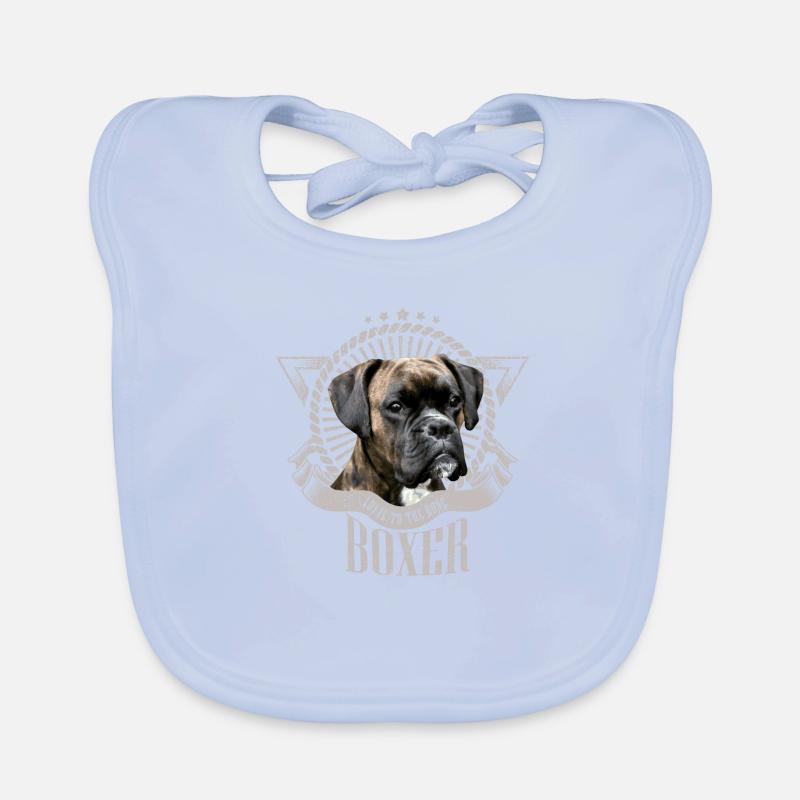 Boxer dog Organic Baby Bibs