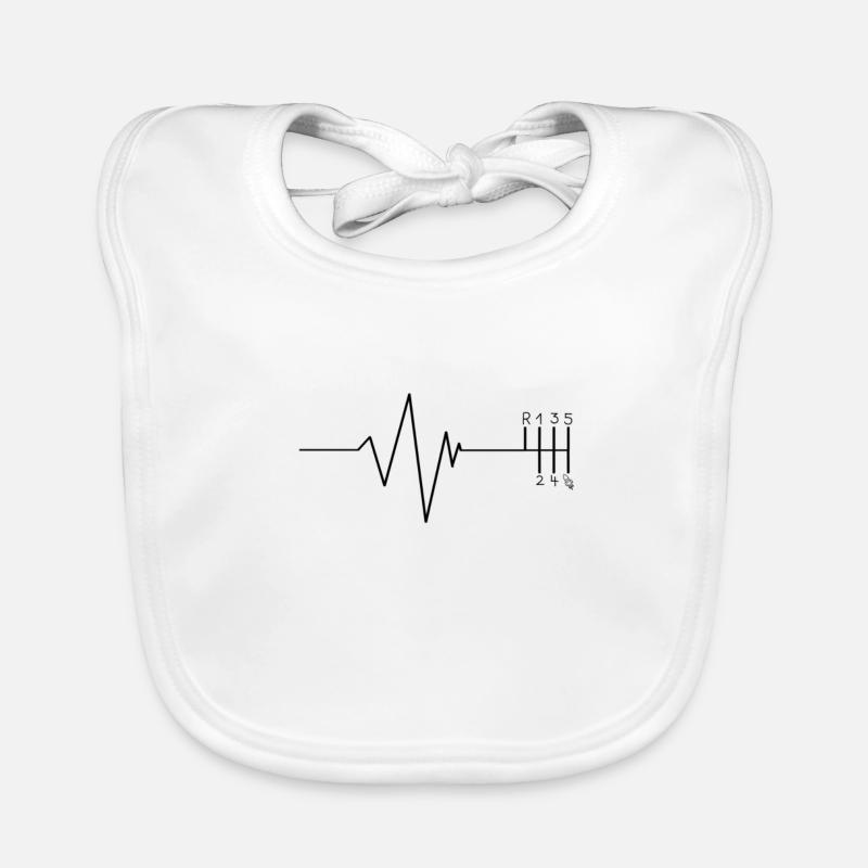Pulse H circuit Organic Baby Bibs