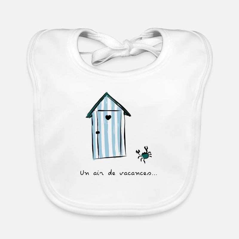 Cabine de plage Bavoir bio Bébé