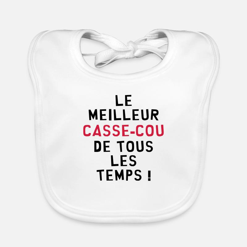 Casse-cou / Casse cou / Sport / Freestyle / Risque Bavoir bio Bébé