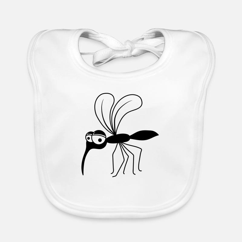 stechmuecke fly insect-throwing fly bloodsucker Organic Baby Bibs