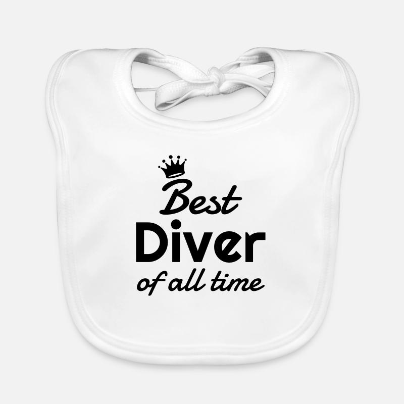 Scuba Diving Diver Plongée Sous-Marine Tauchen Organic Baby Bibs