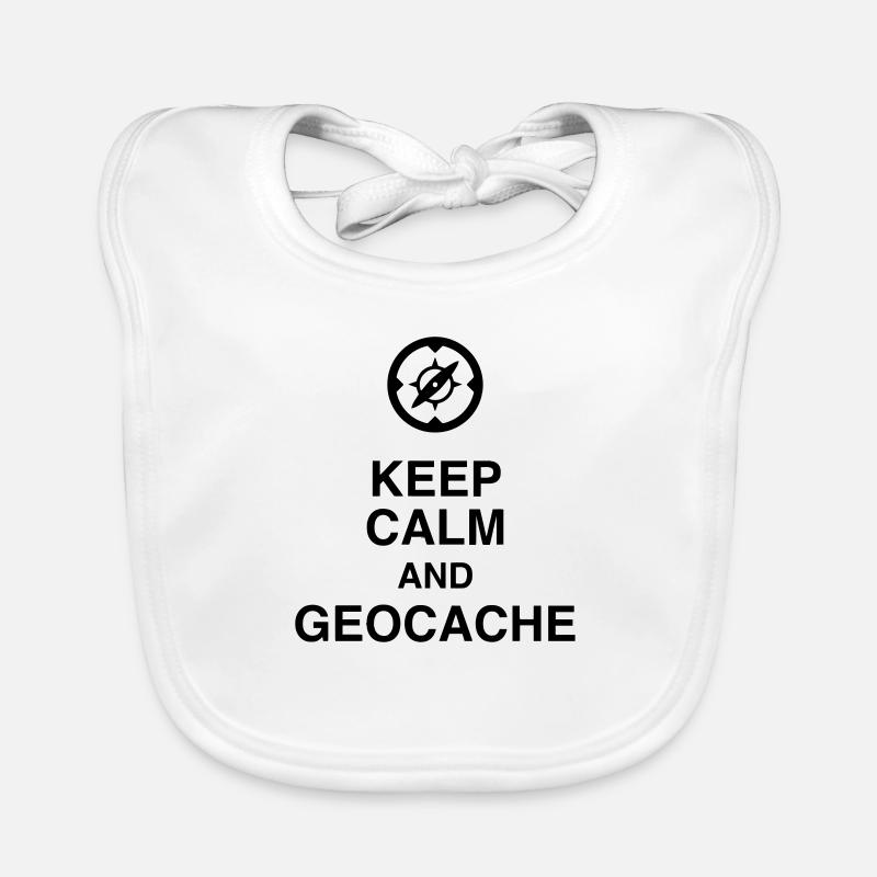 Geocaching / Geocacher / Compass / GPS Organic Baby Bibs
