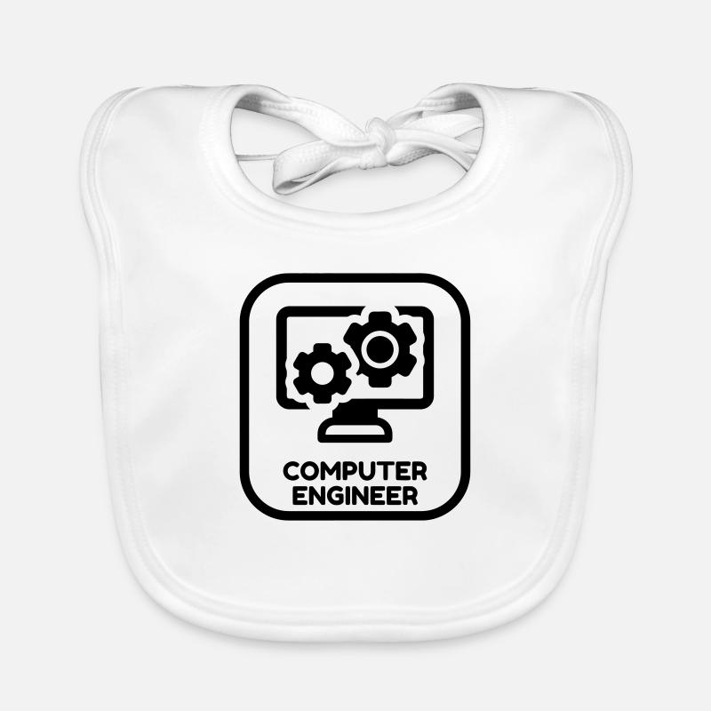 Computer / Informatiker / Aussenseiter / Ingenieur Baby Bio-Lätzchen