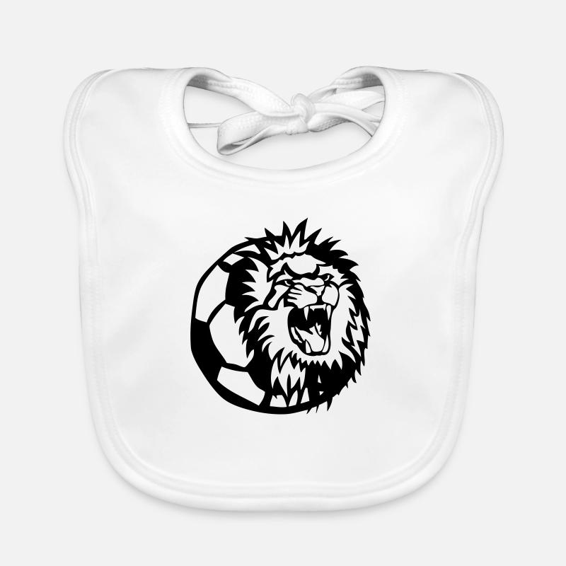 Fußball Löwe Logo Club Baby Bio-Lätzchen