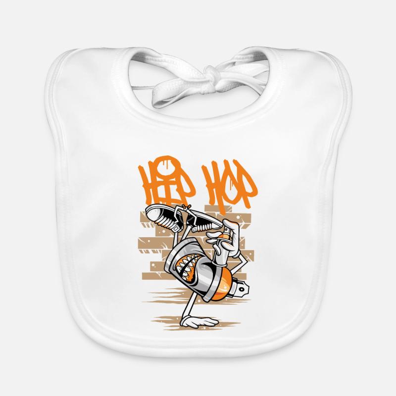 Breakdance B-Boy Streetdance Design Hip Hop Danse Bavoir bio Bébé