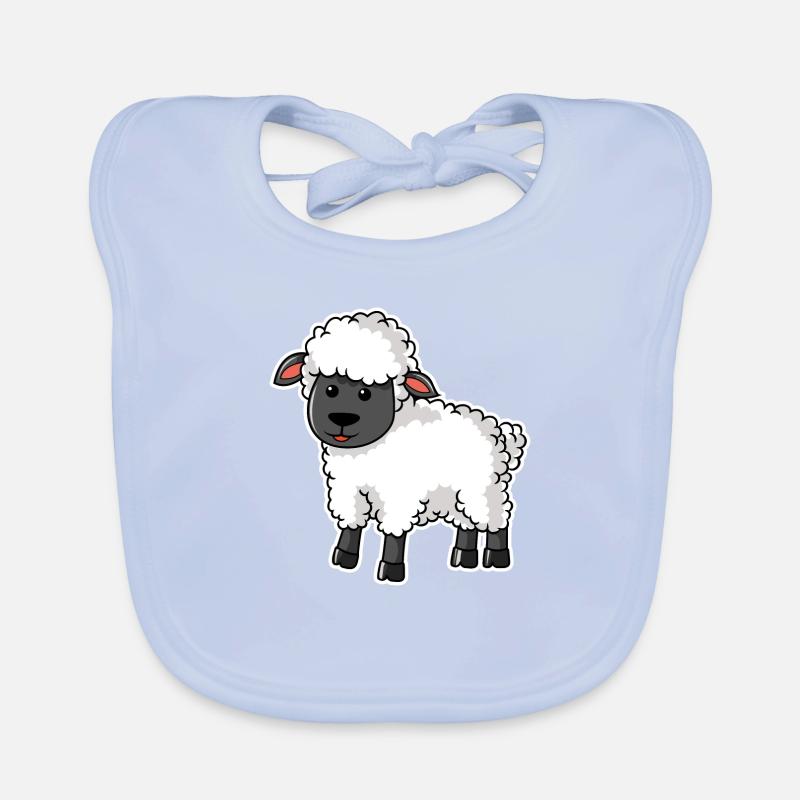 Schaf Baby Bio-Lätzchen