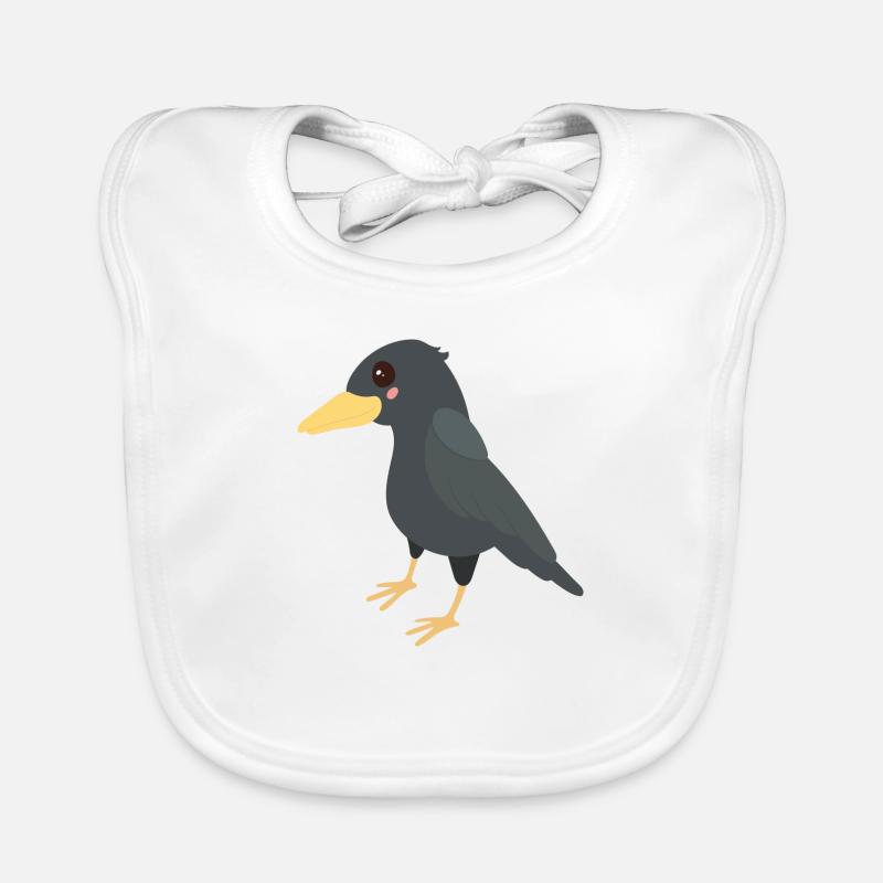 corbeau Bavoir bio Bébé