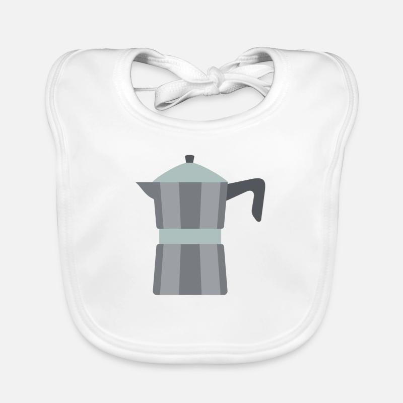Coffee pot Organic Baby Bibs