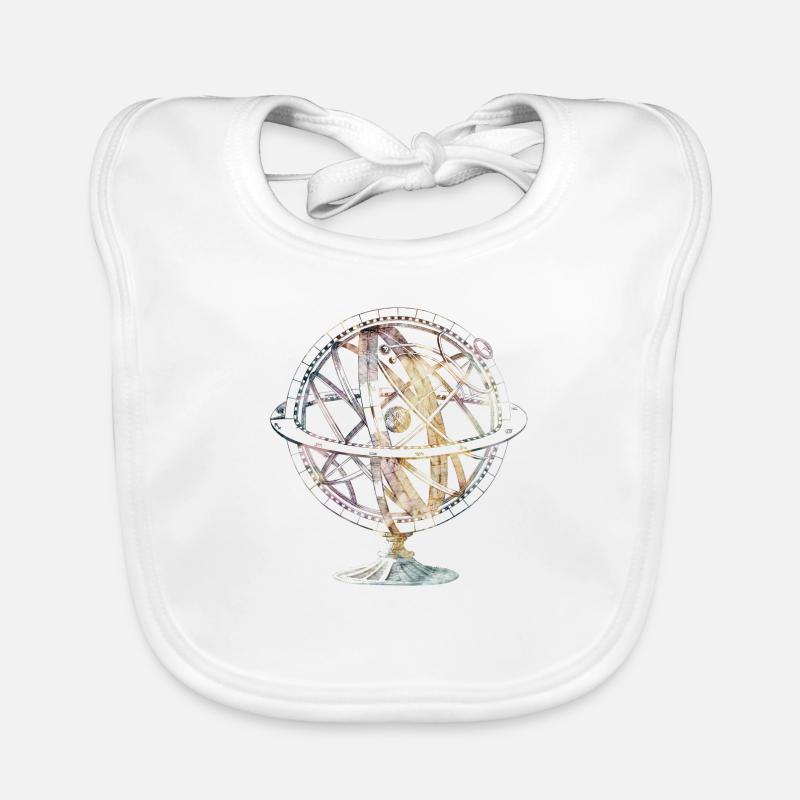 Globe terrestre Armillarsphäre Bavoir bio Bébé