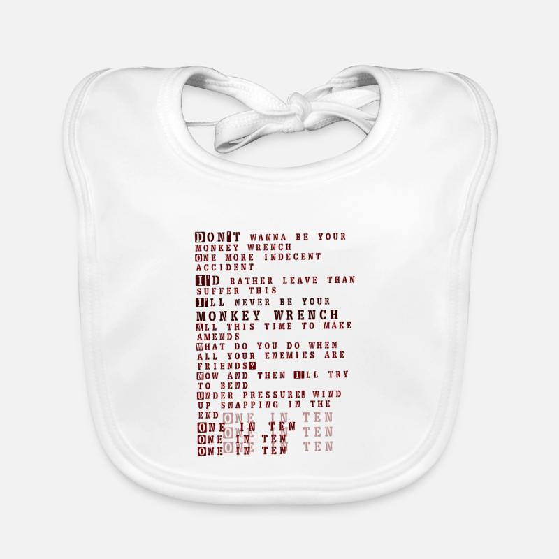 Foo fighters lyrics - monkey wrench Baby Bio-Lätzchen