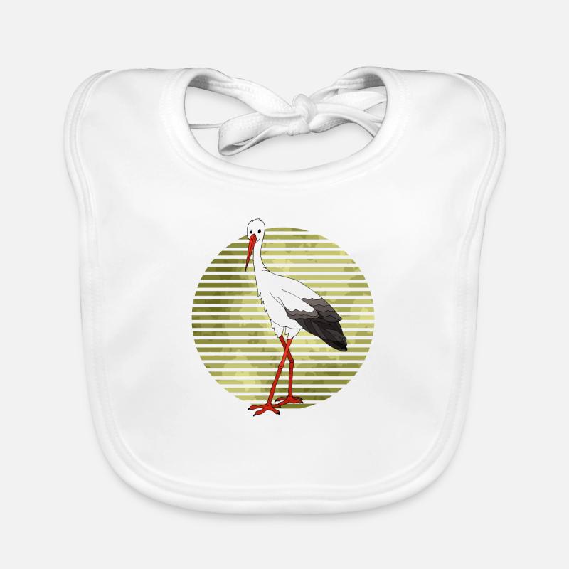 cigogne Bavoir bio Bébé