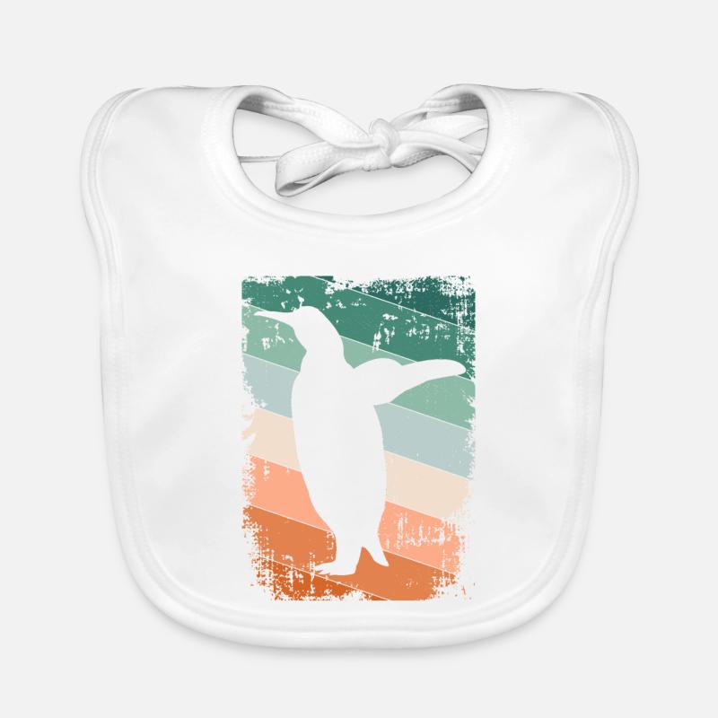Pingouins Bavoir bio Bébé