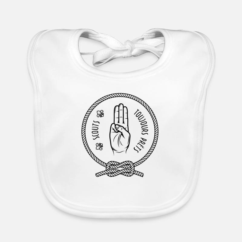 Scouts Toujours Prêts ! Bavoir bio Bébé
