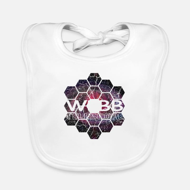 jwst James Webb Space Telescope Organic Baby Bibs