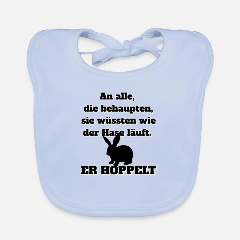 Lustiger Spruch als Geschenk für Freunde oder sich Baby Bio-Lätzchen