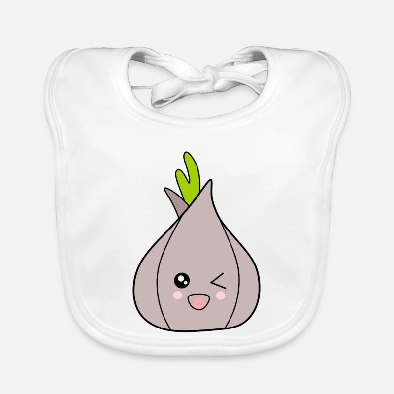 Carnival, Carnival, Costume, Onion, Garlic Organic Baby Bibs