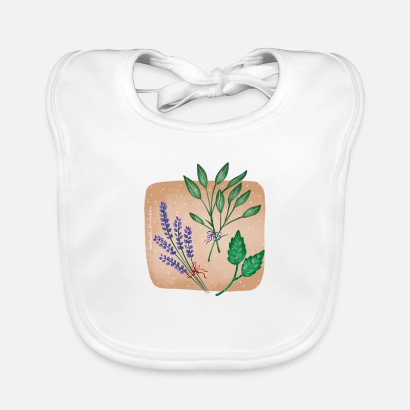 Herbe Bavoir bio Bébé