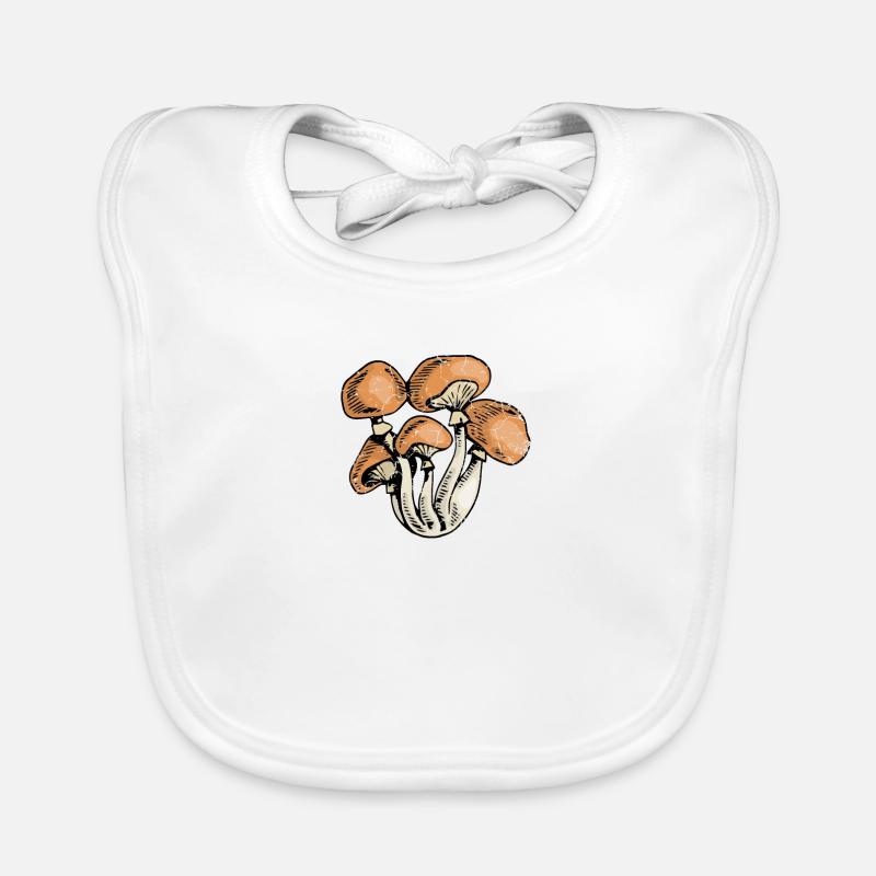 Champignon psychédélique, hippie Bavoir bio Bébé