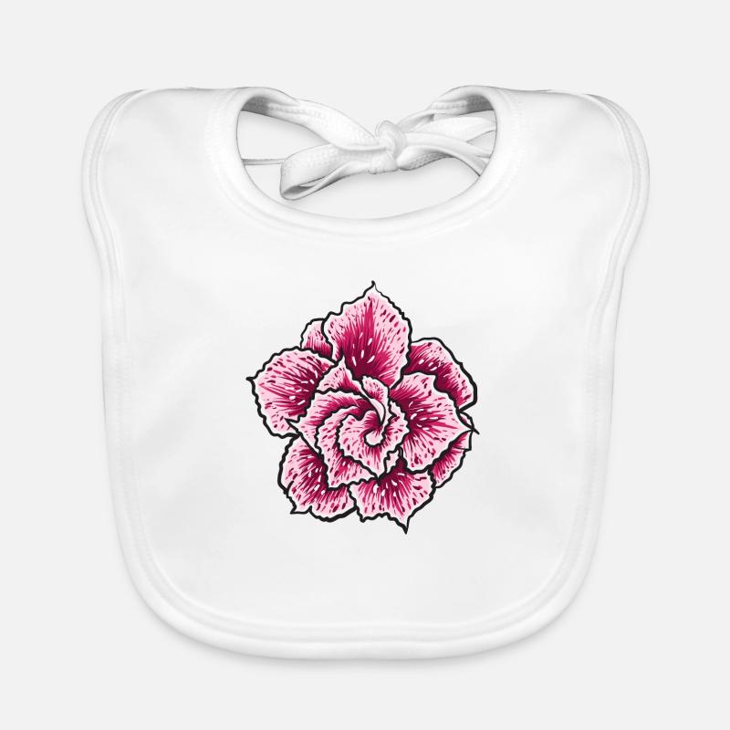 Fleur Bavoir bio Bébé