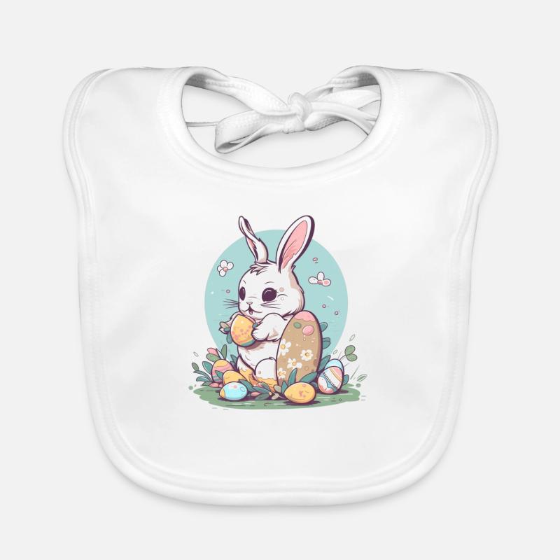 Lapin de Pâques Bavoir bio Bébé