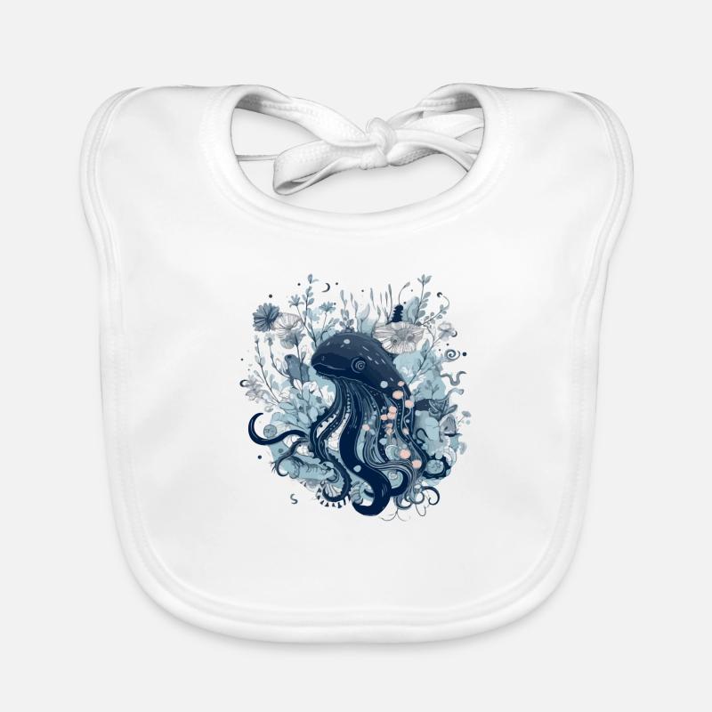 The octopus Organic Baby Bibs