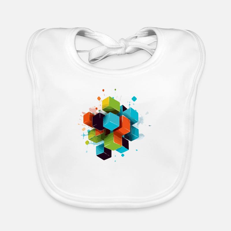 Les cubes Bavoir bio Bébé