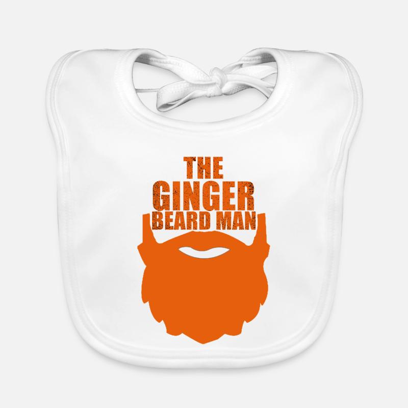 Ginger beard man Organic Baby Bibs