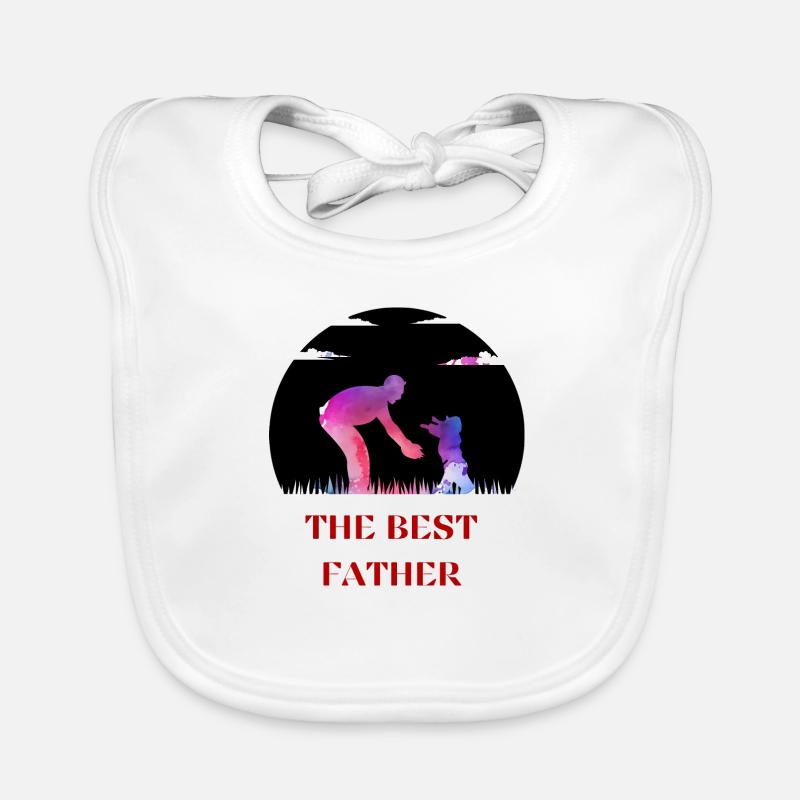 Bester Papa Baby Bio-Lätzchen