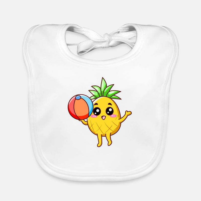 Ananas d’été Bavoir bio Bébé
