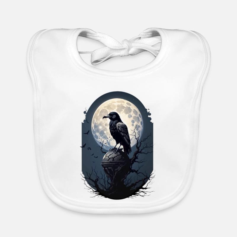 Schwarzer Rabe Baby Bio-Lätzchen