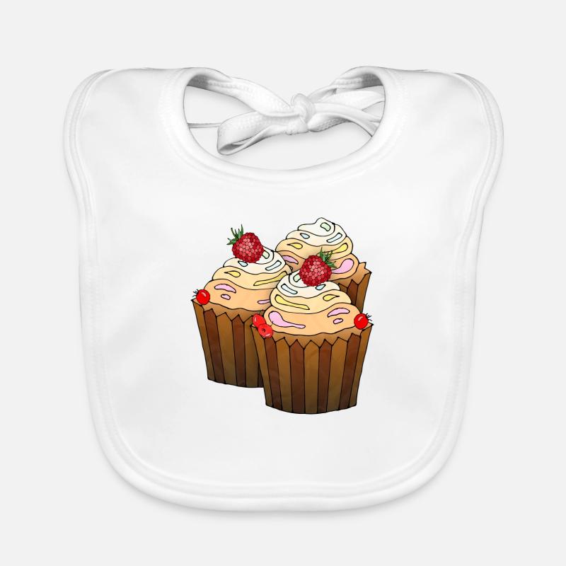 Cakes Organic Baby Bibs