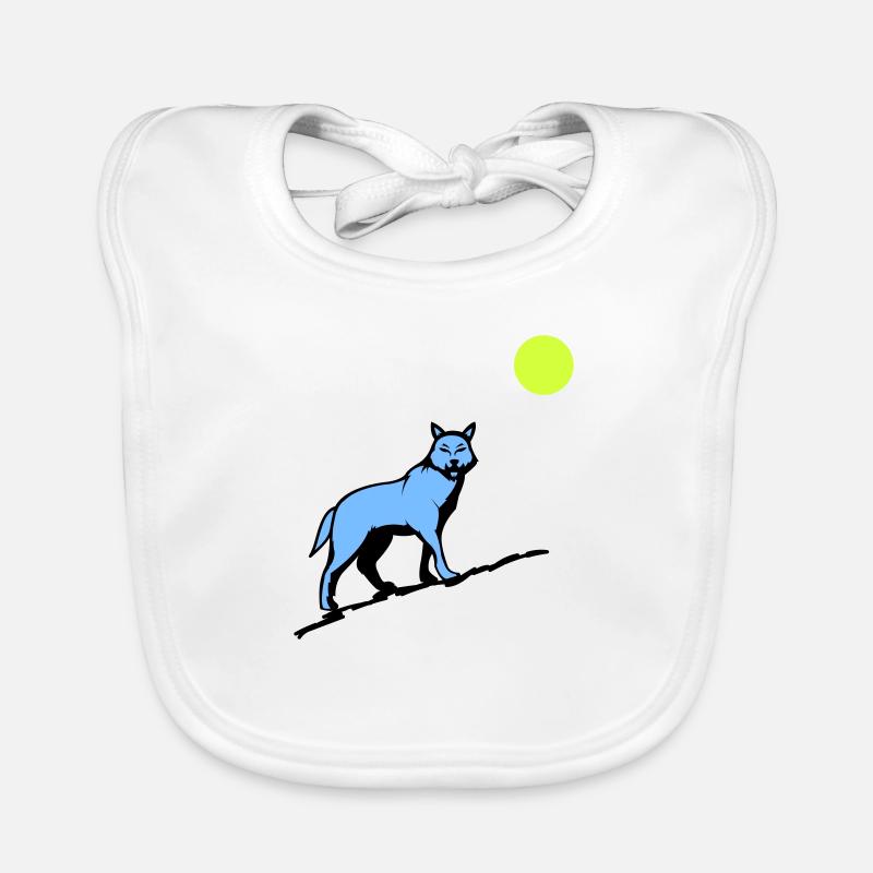 Lune de loup Bavoir bio Bébé