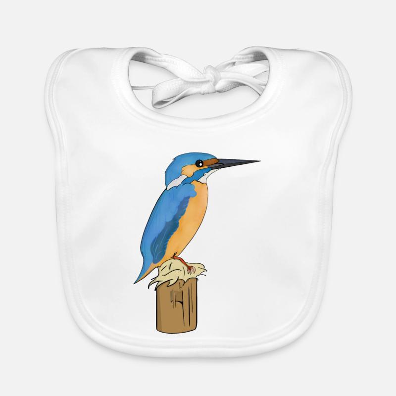 Martin-pêcheur Bavoir bio Bébé