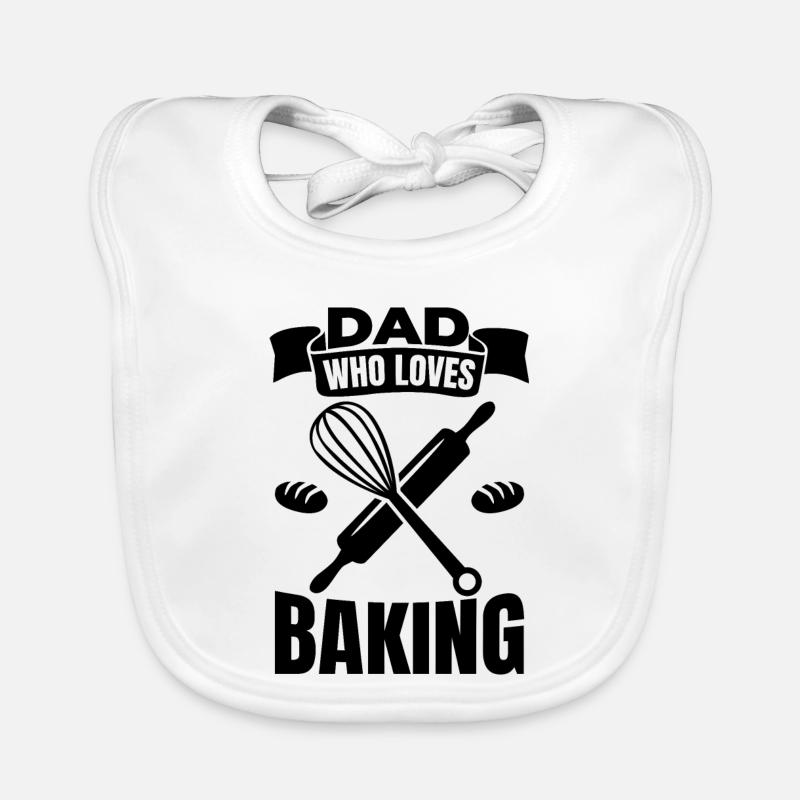 Papa boulanger Bavoir bio Bébé