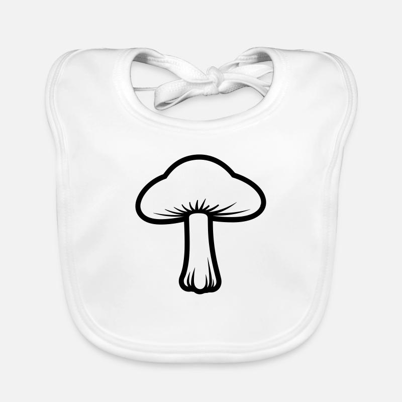 champignon Bavoir bio Bébé