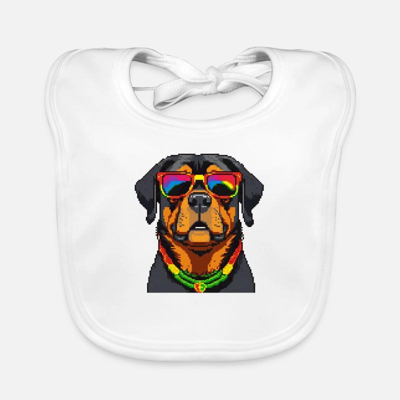 Chien rastafari Bavoir bio Bébé