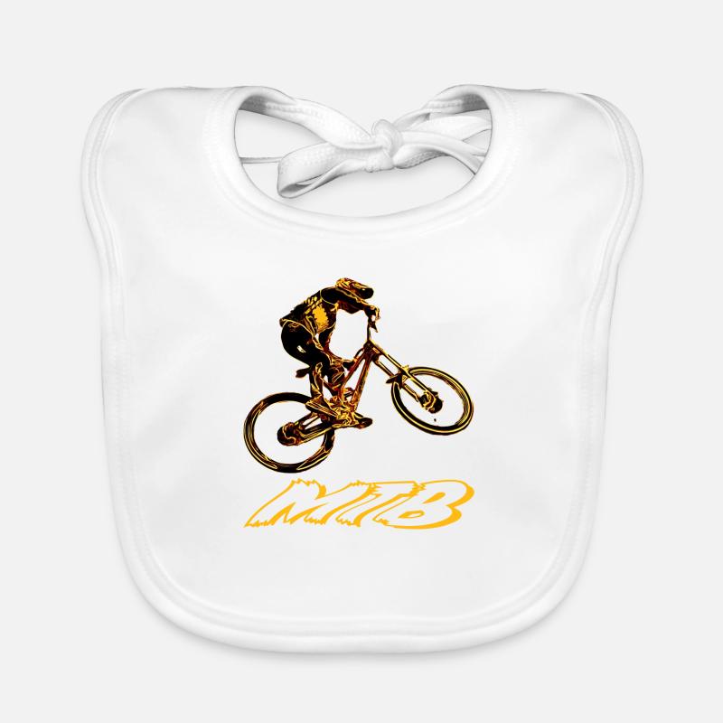 vtt descente Bavoir bio Bébé