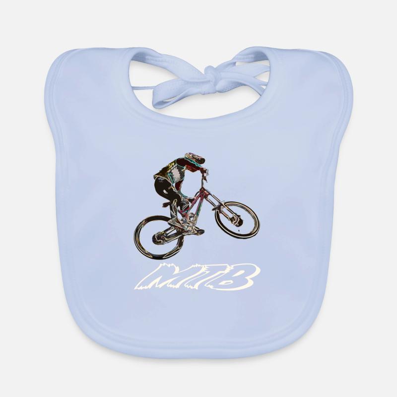 vtt descente Bavoir bio Bébé