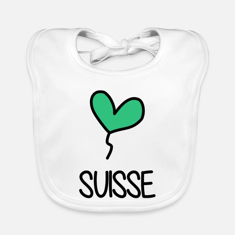 SCHWEIZ Baby Bio-Lätzchen