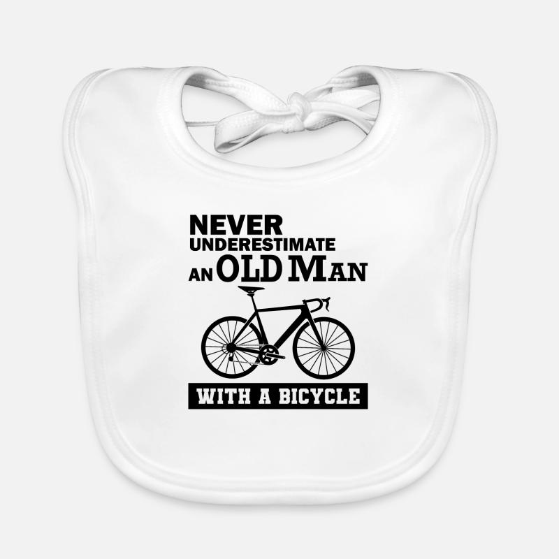 Drôle de dicton de bicyclette Bavoir bio Bébé
