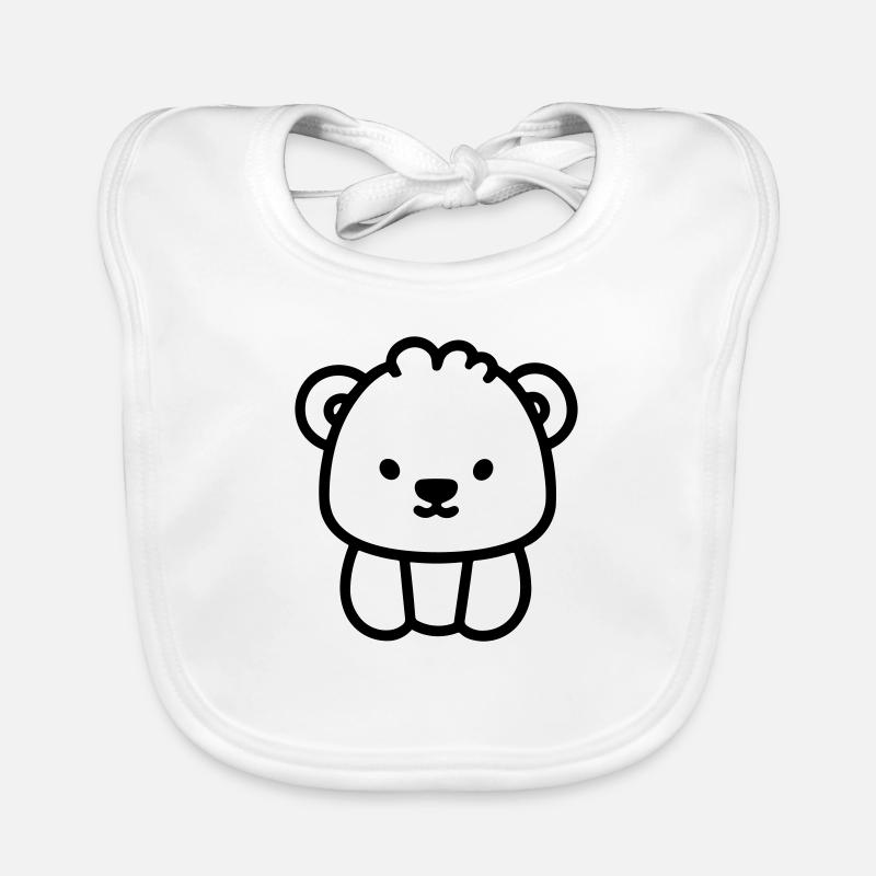 Ours en peluche Bavoir bio Bébé