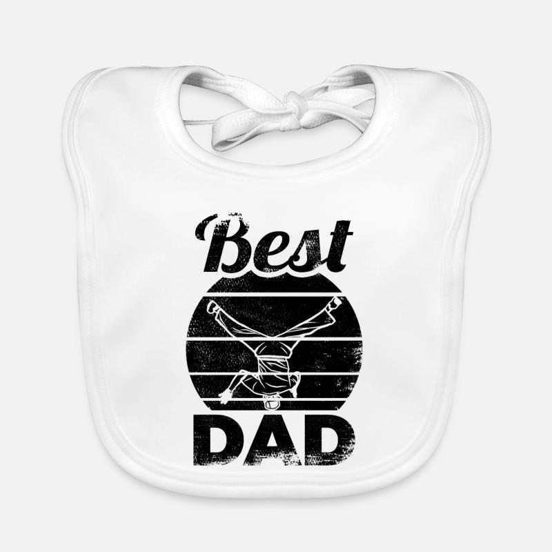 Bester Breakdance Dad Baby Bio-Lätzchen