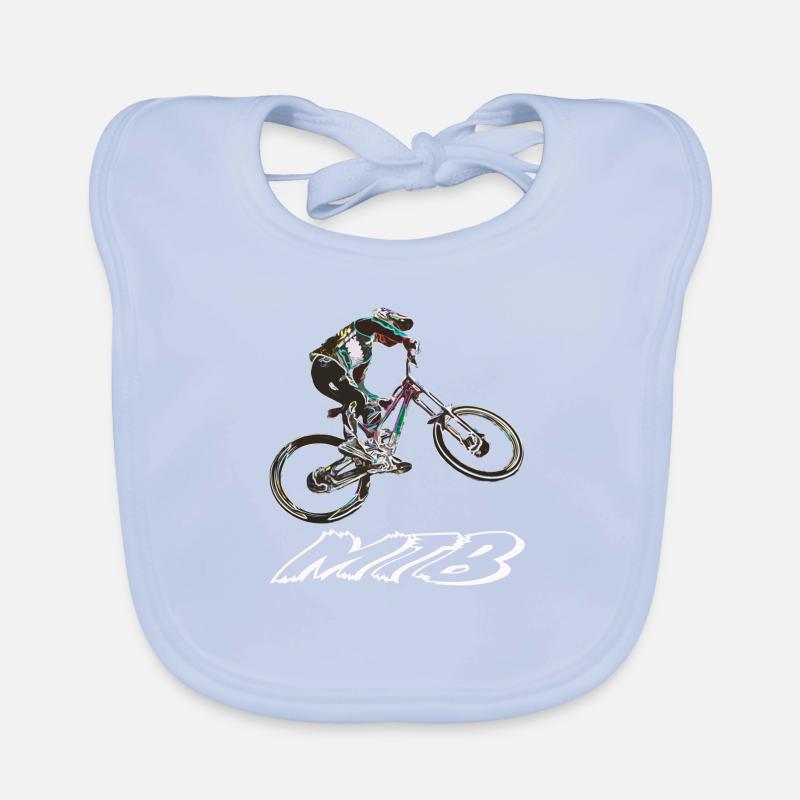 MTB-Abfahrt Baby Bio-Lätzchen