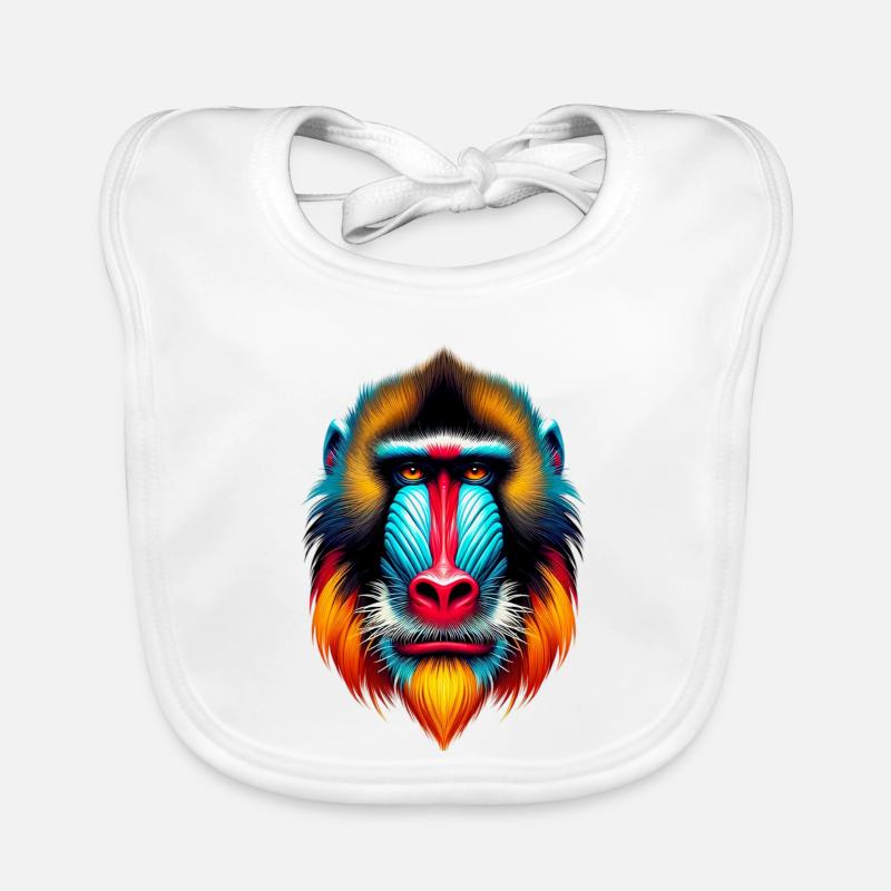 Mandrill Monkey Organic Baby Bibs