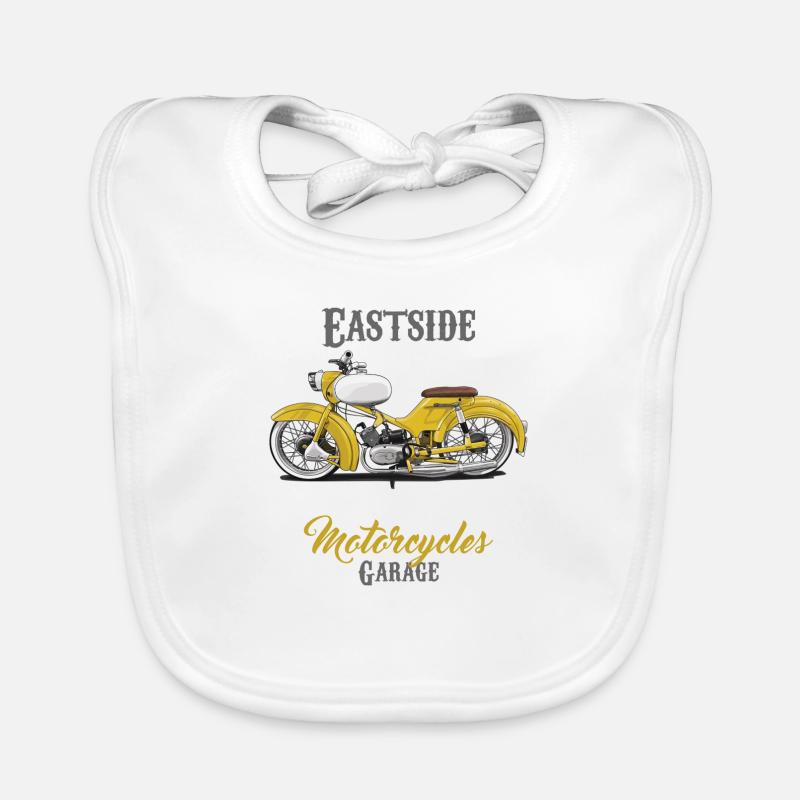 Sparrow (yellow) // Illustration Organic Baby Bibs